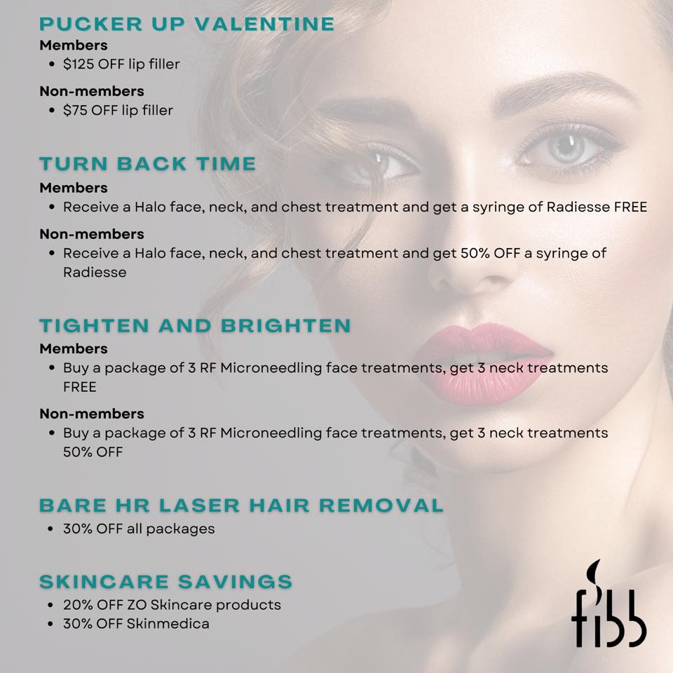 Specials Face It Botox Bar