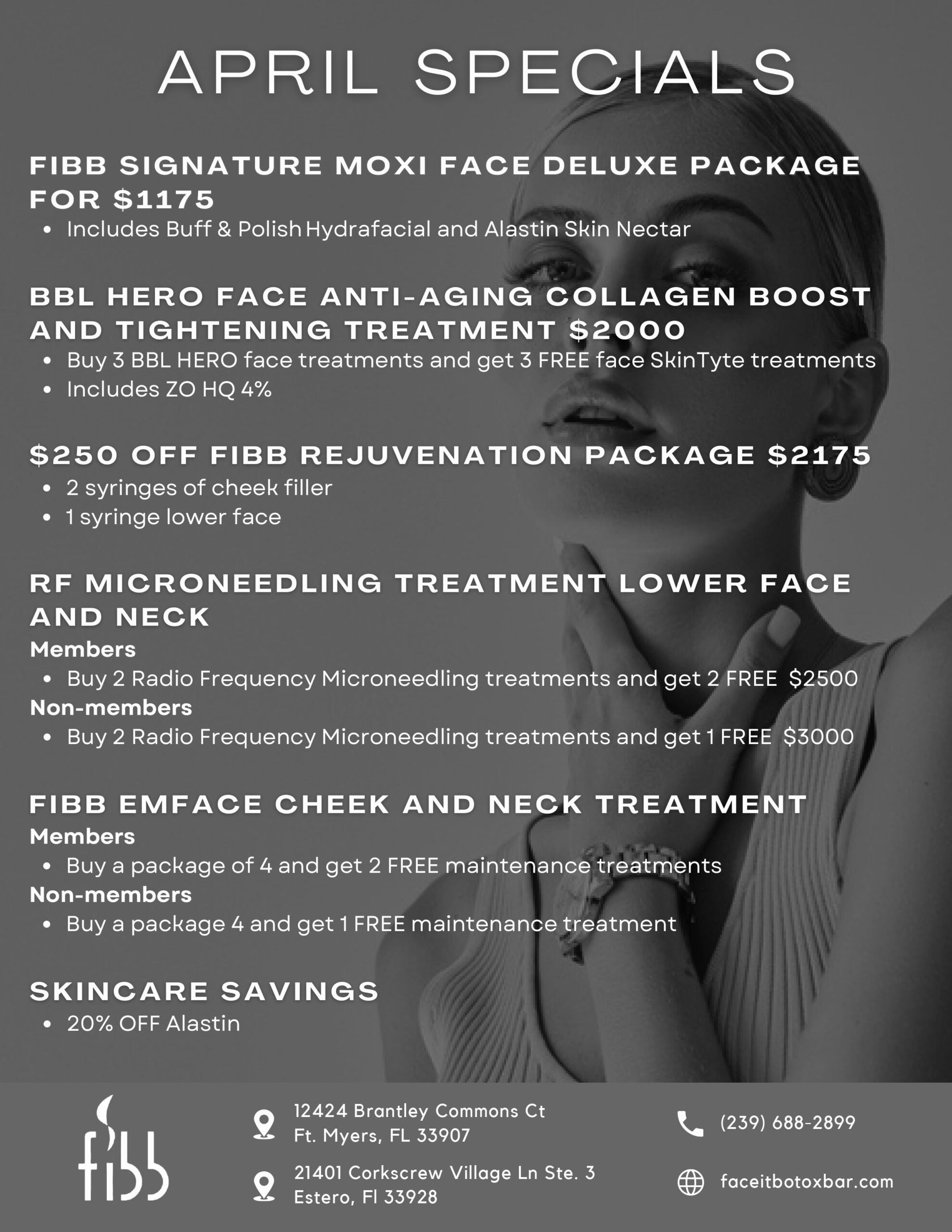 Specials Face It Botox Bar